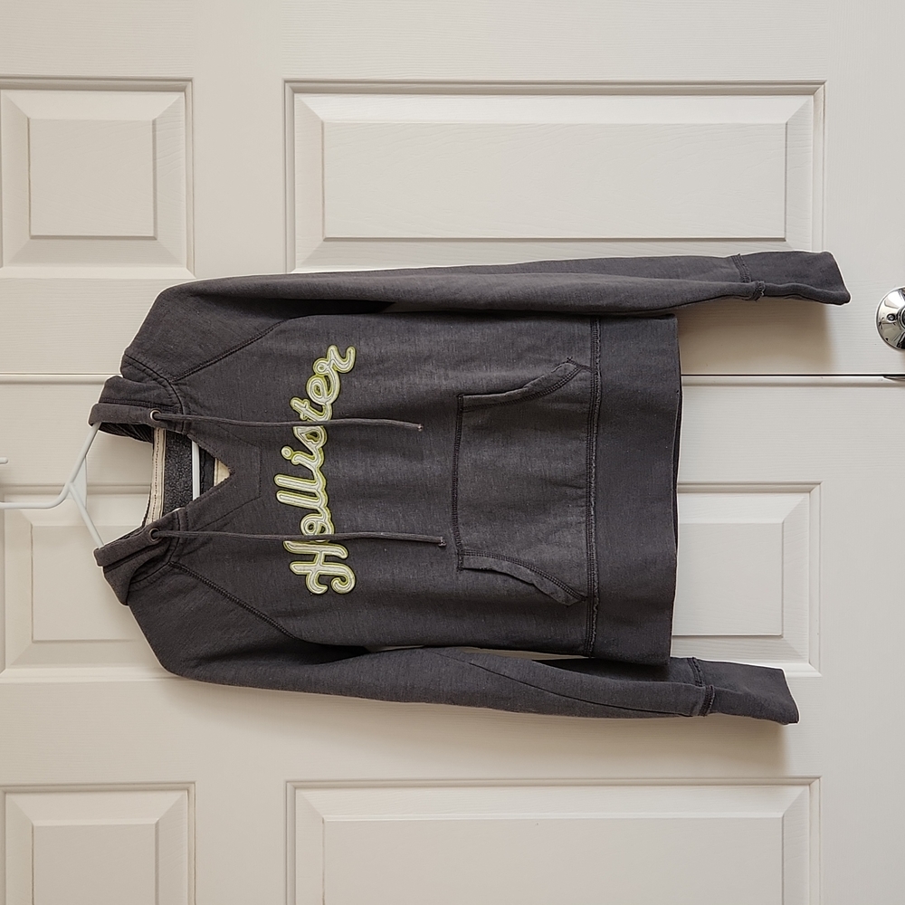Distressed pullover hoodie